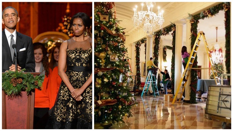 Obamovci a ich veľkolepá výzdoba v Bielom dome